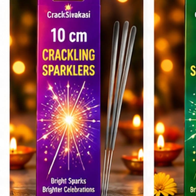 10cm Crackling Sparklers