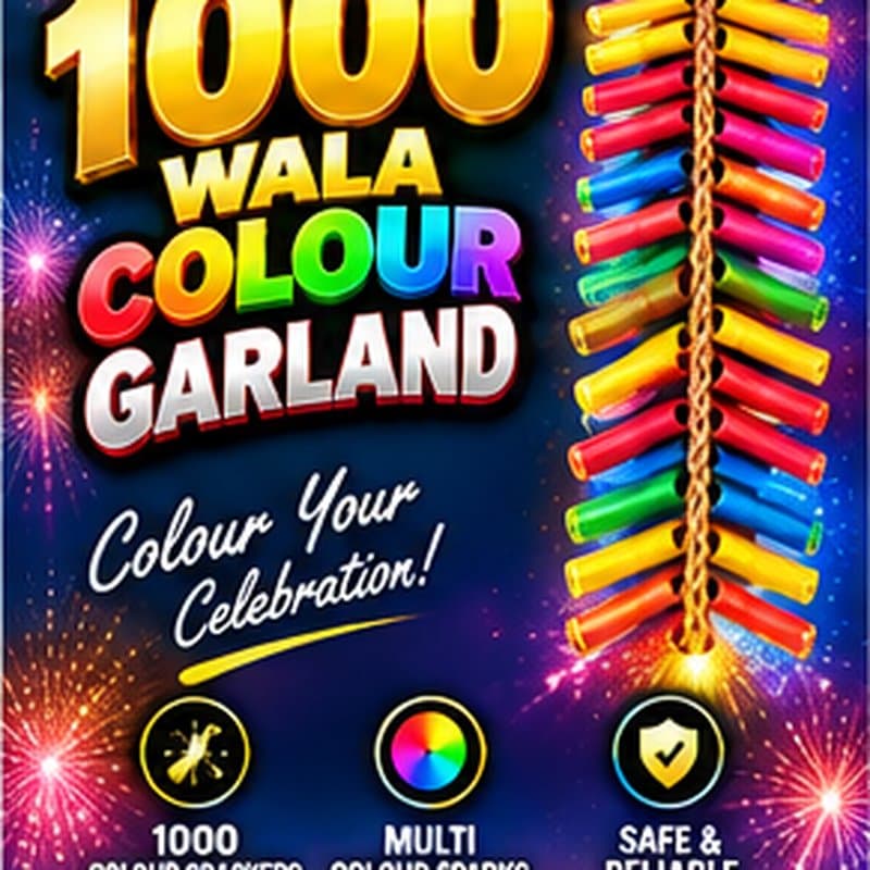 1000 Wala Colour Garland