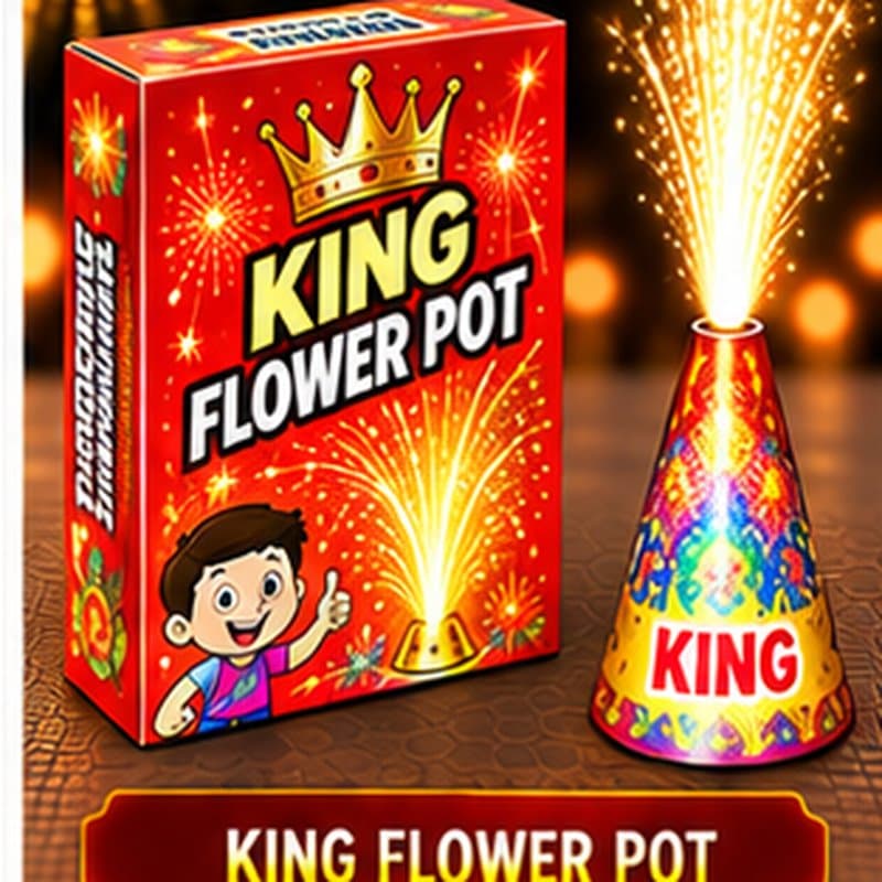 King Flower Pot