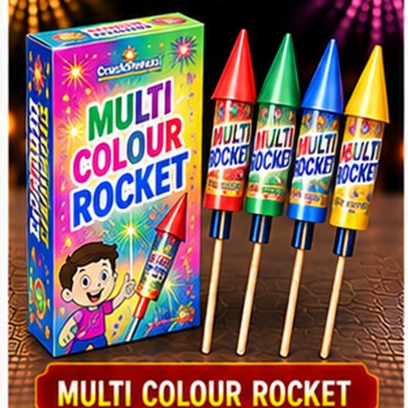 Multi Colour Rocket