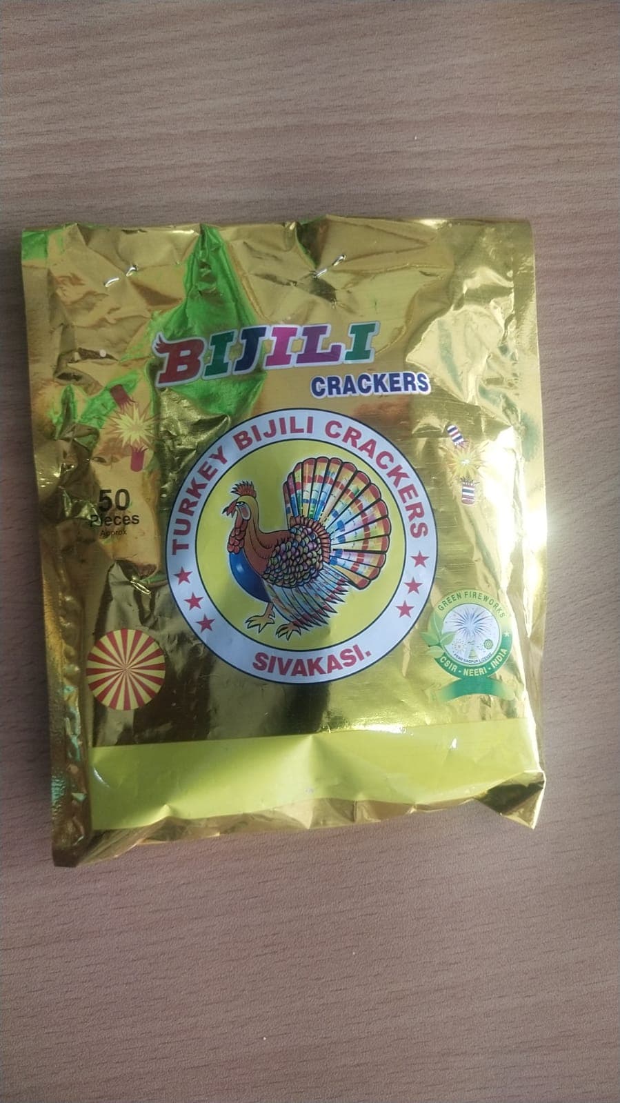 GOLD BIJILI RED 50 PCS