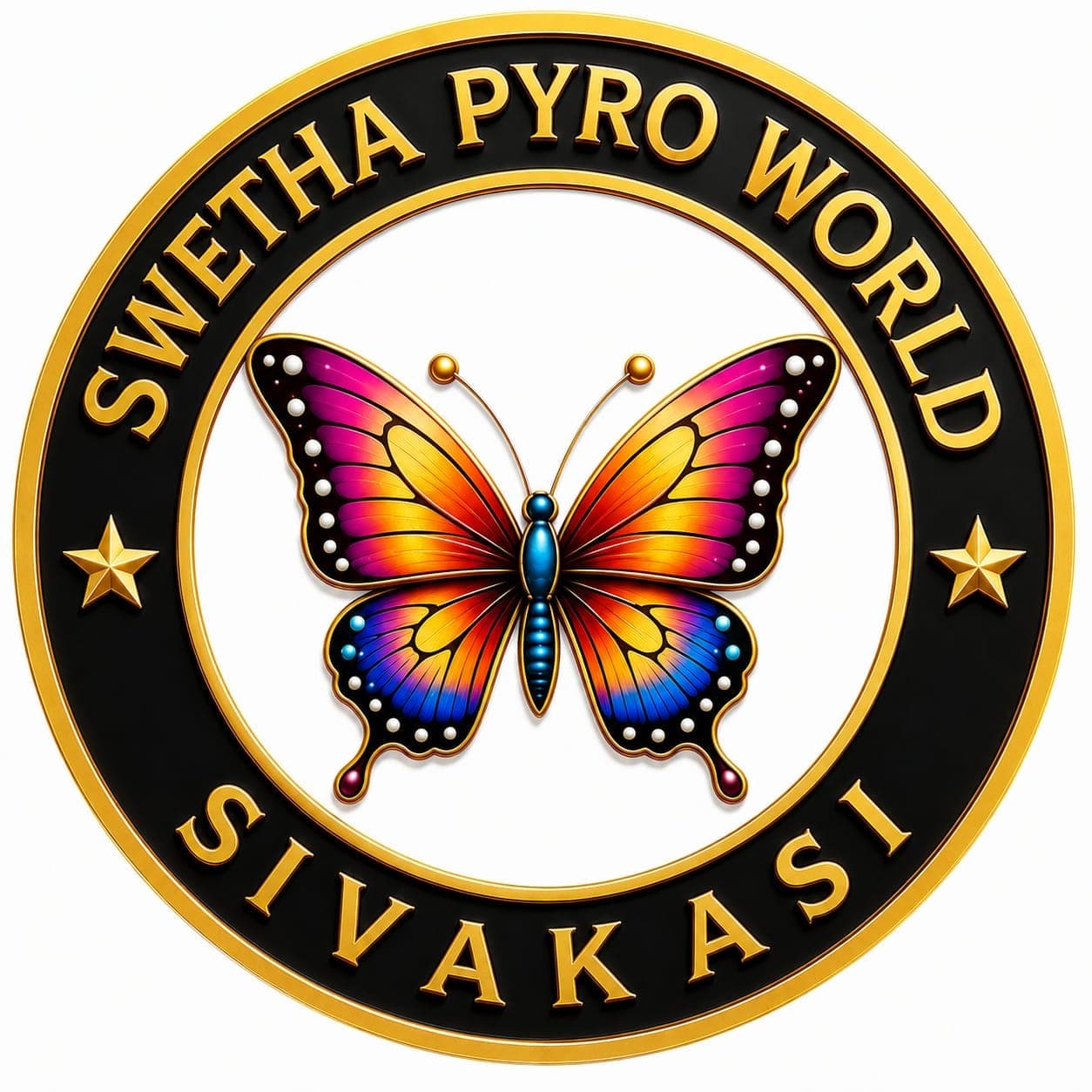 Swetha pyro world logo