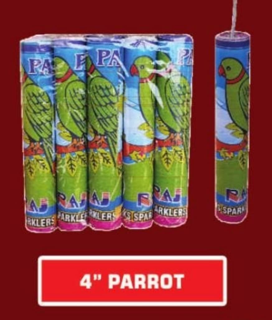 4" Parrot Crackers