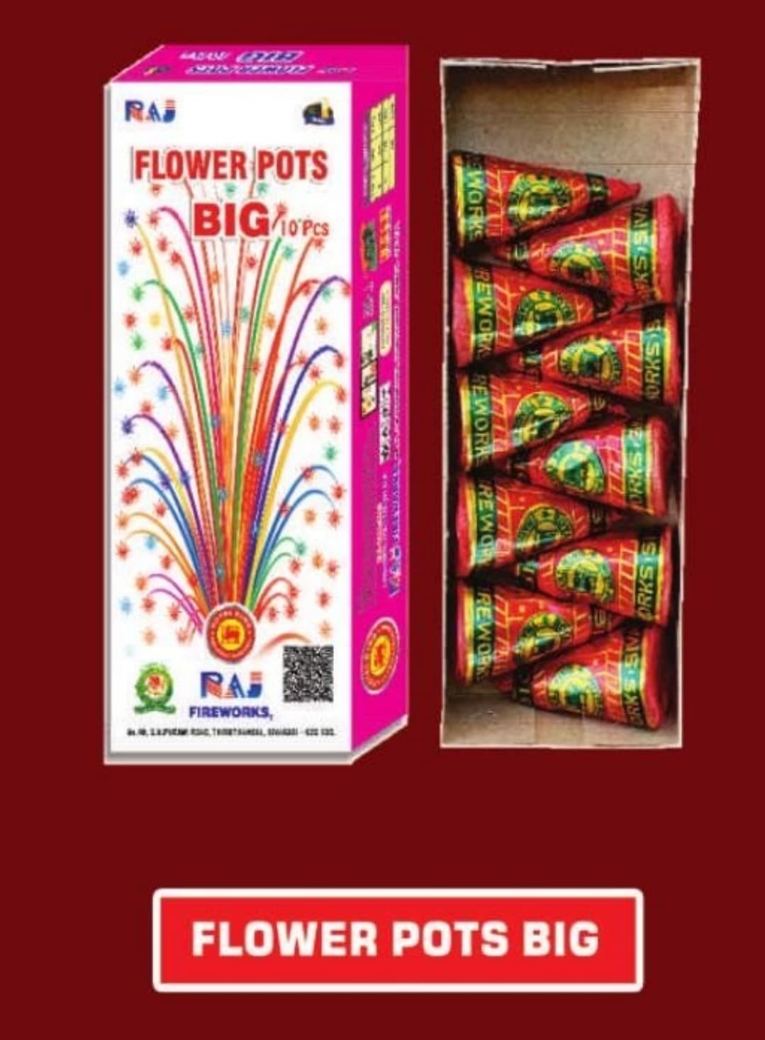 Flower Pots Big (10 Pcs)