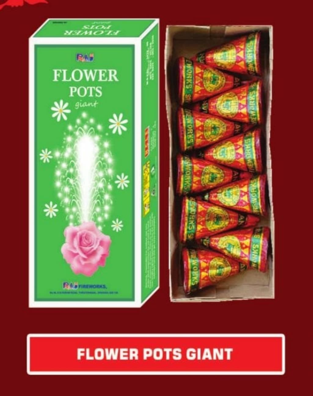 Flower Pots Giant (10 Pcs)