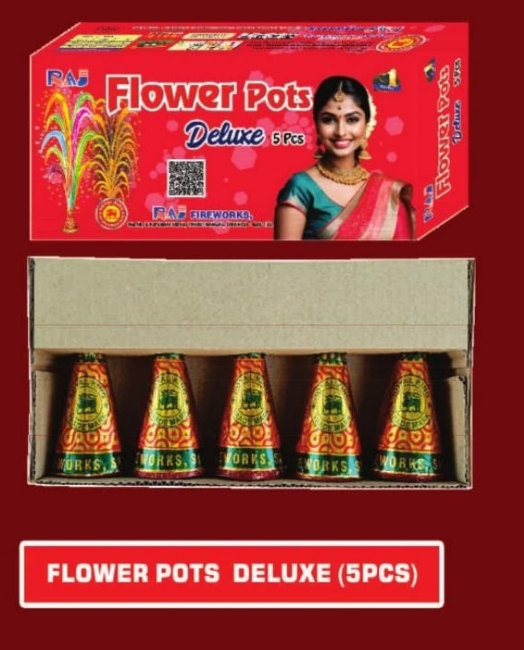 Flower Pots Deluxe (5 Pcs)