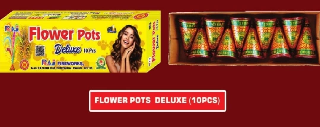Flower Pots Deluxe (10 Pcs)