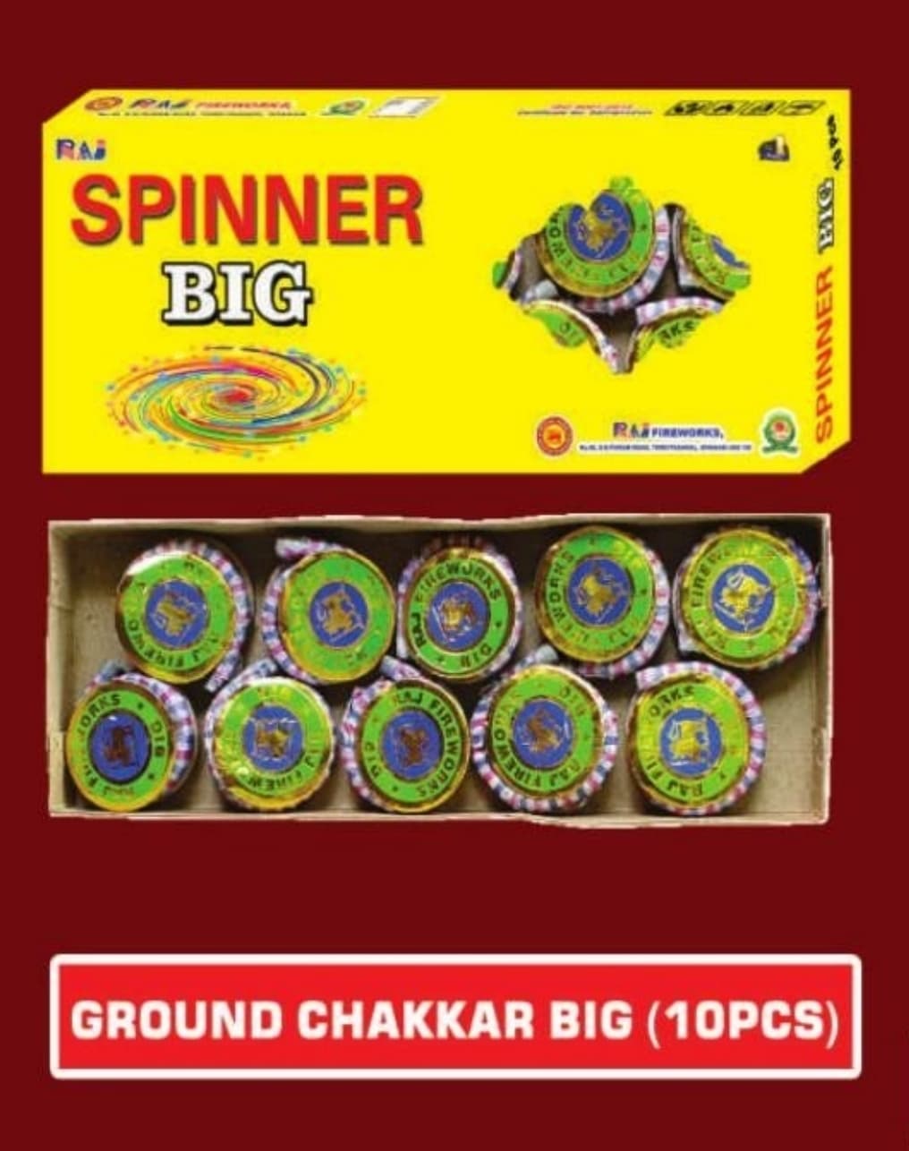 Ground Chakkar Big (10 Pcs)