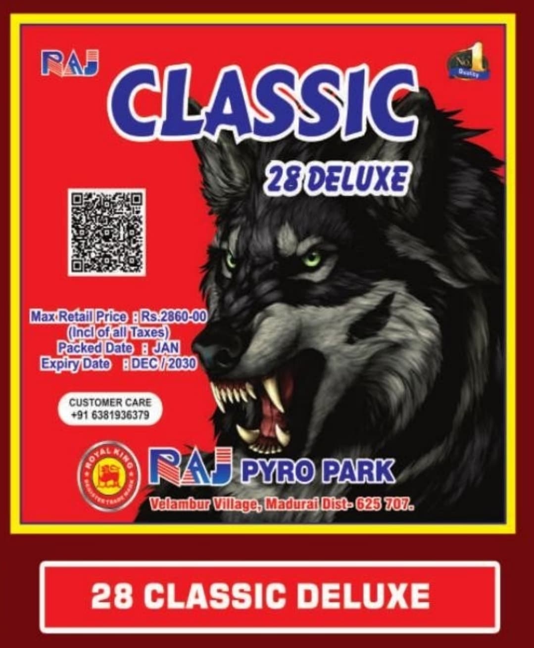 Classic Shot Crackers - 14+14