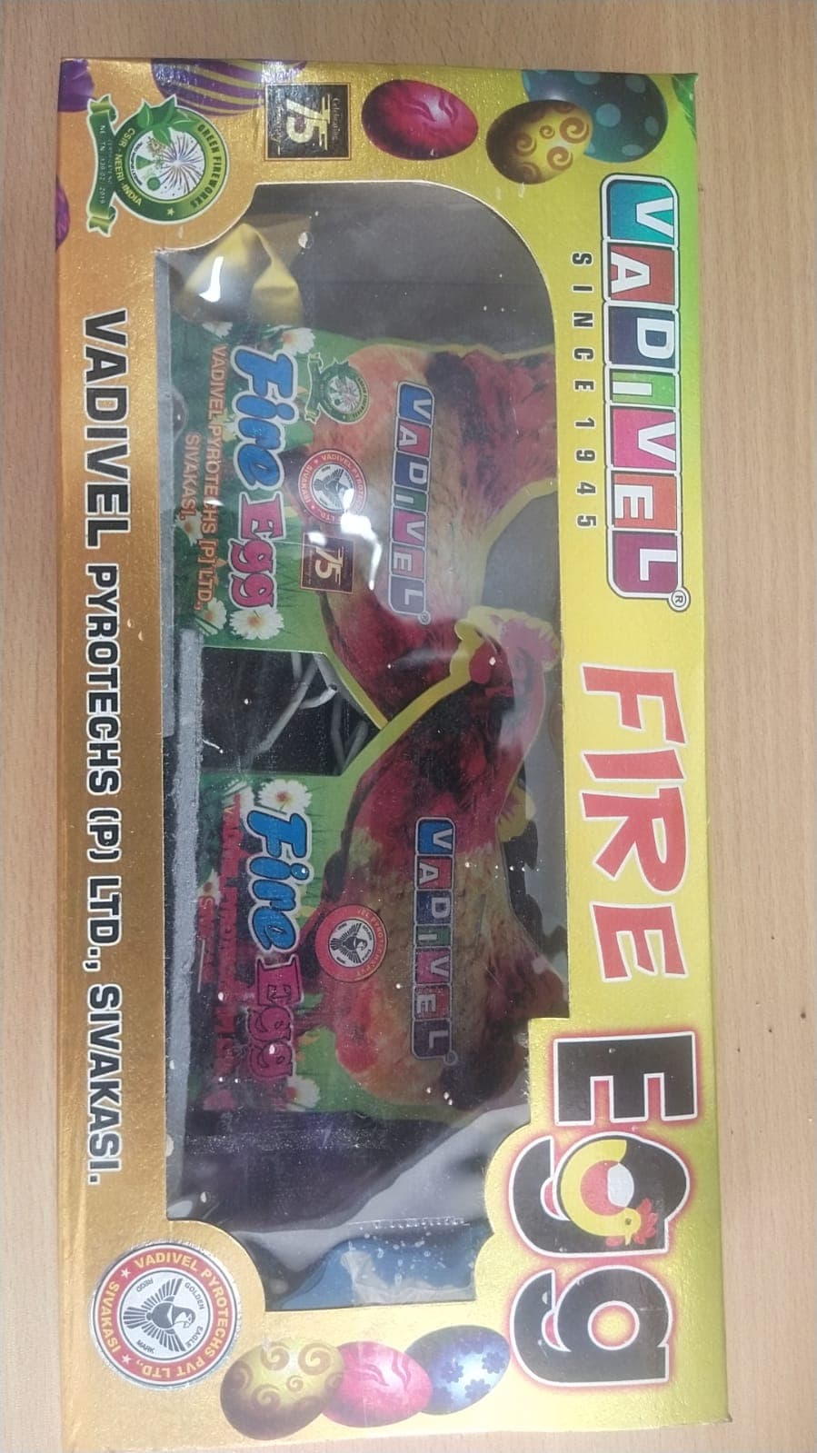 FIRE EGG 2 PCS SIREN WITH BALOON