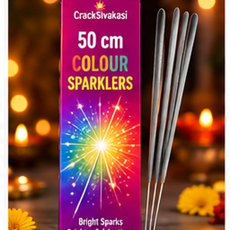50CM Colour Sparklers (5PCS)